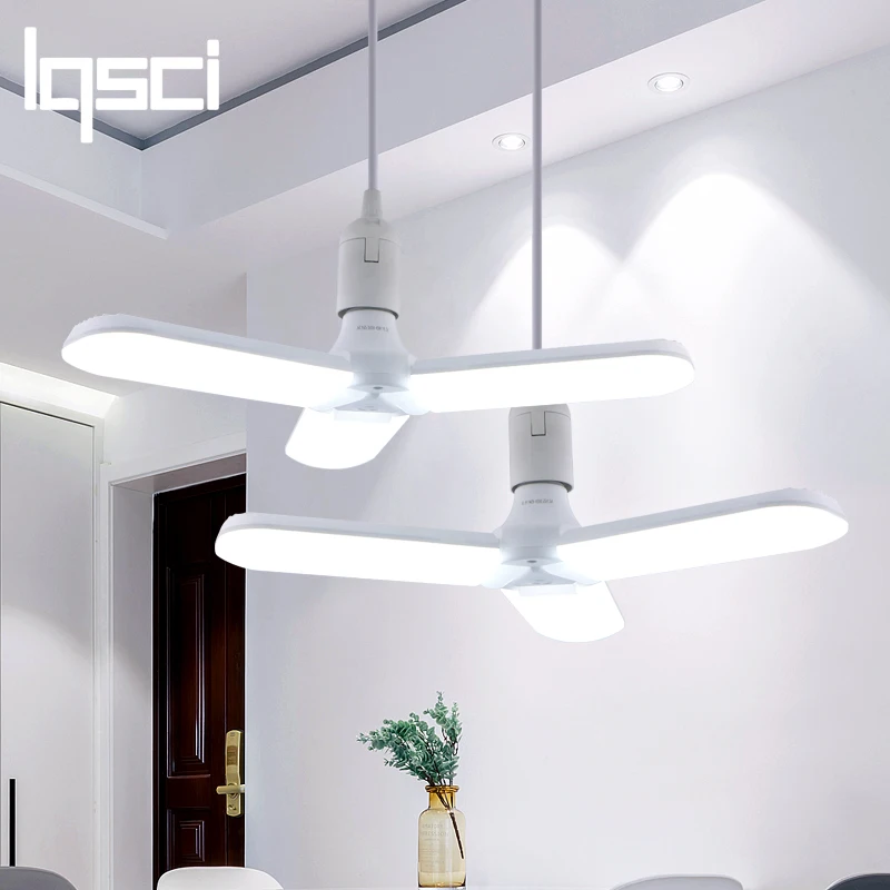 

Super bright adjustable angle bulb LED folding lamp 45W E27 LED Bulb AC 220V LED folding flying saucer lamp