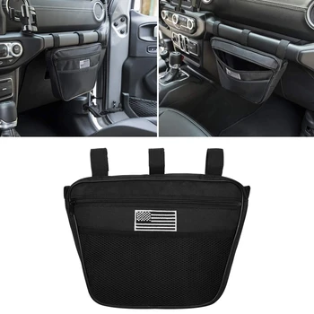 

Passenger Seat Grab Bar Storage Bag Handle Accessory Storage Pouch Organizer Bag for Jeep Wrangler Jk Jl Jku Tj Yj Cj 1965-2018