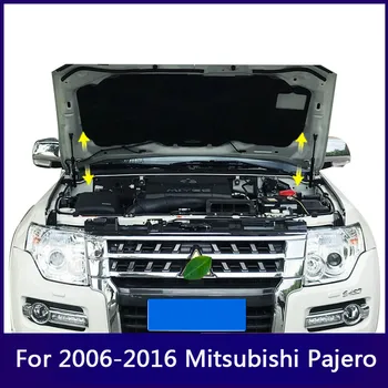 

For 2006-2016 Mitsubishi Pajero Front Hood Engine Supporting Hydraulic rod Lift Strut Spring Shock Bars Bracket Car Styling