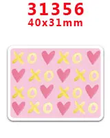 31356 30 шт Vanlentine's day мультяшный персонаж плоское украшение из смолы PR 30934 - Цвет: 31356