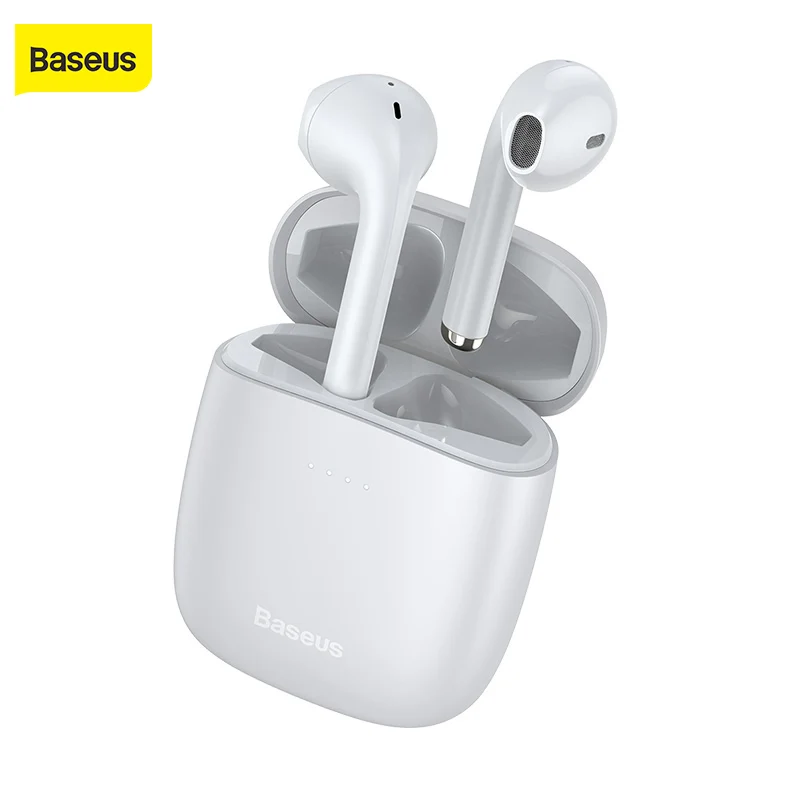 Baseus W04 auriculares tws, inalámbricos por Bluetooth 5,0, Mini auriculares internos manos libres genuinos para teléfonos móviles|Auriculares y audífonos| - AliExpress