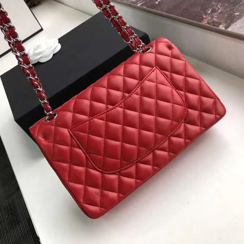 

luxury best quality woman hand bag fashion shoulder bag quality classic 100% sheepskin real leather famous lady Messenger bag