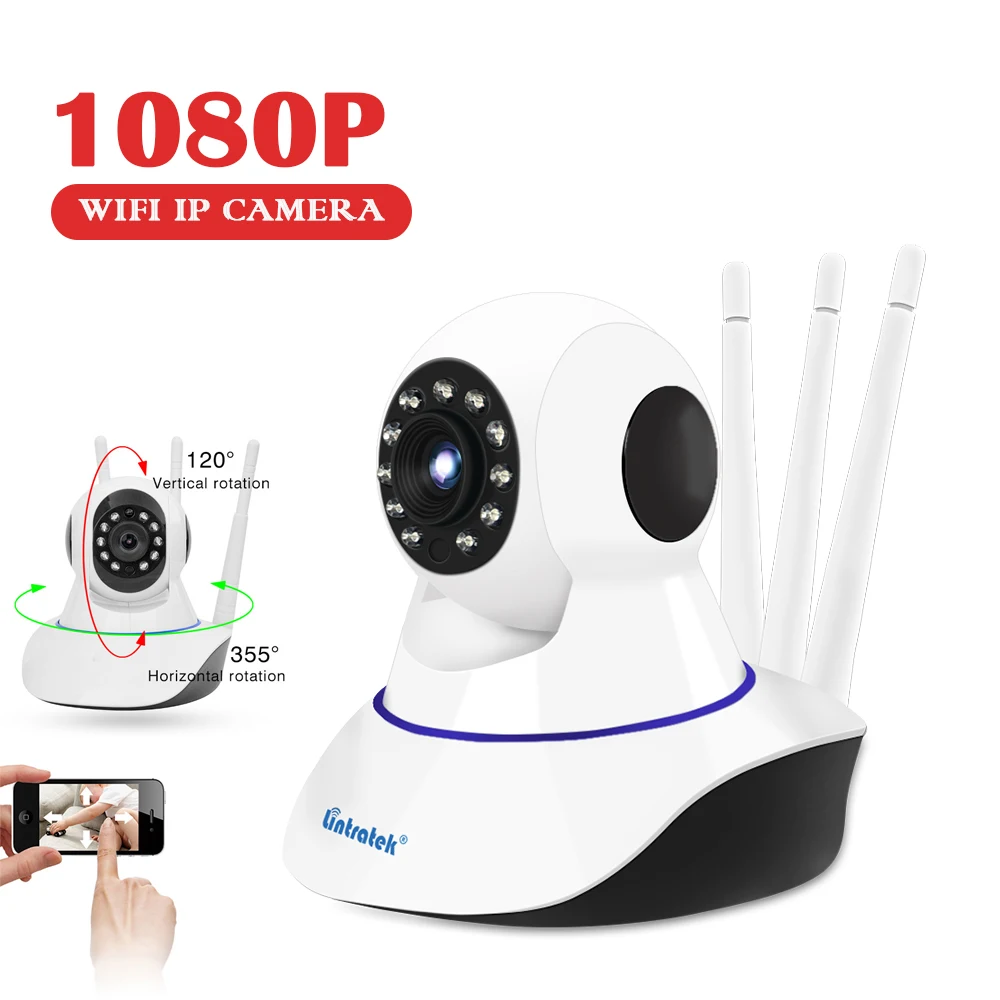 1080P IP камера безопасности WiFi беспроводная видеонаблюдения инфракрасная ночного