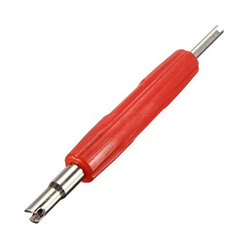

Tire Repair Tools Valve Core Removal Installer Wrench Dual Head For Car Tyre Air Conditioning Valve Core Driving