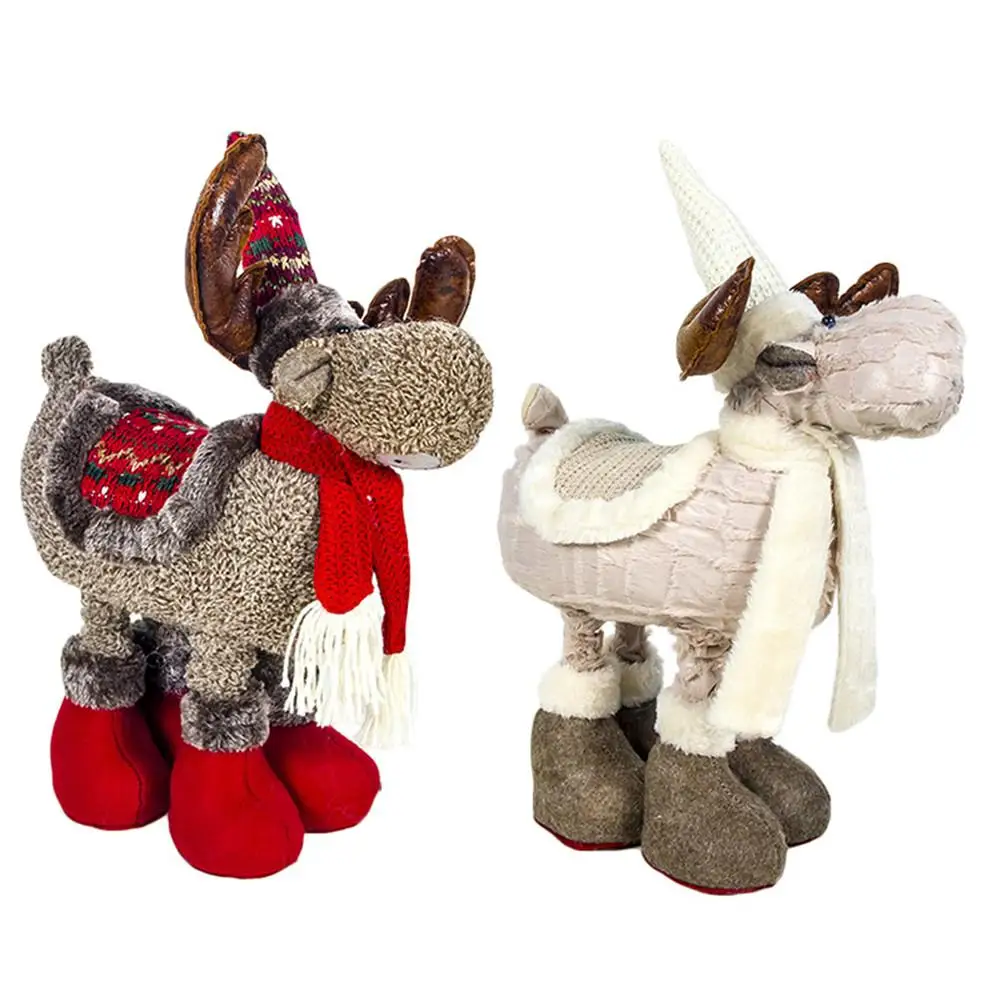 

60CM Santa Claus Christmas Doll Christmas Elk Plush Doll Window Decoration Children's Day Gifts Festival Decorations