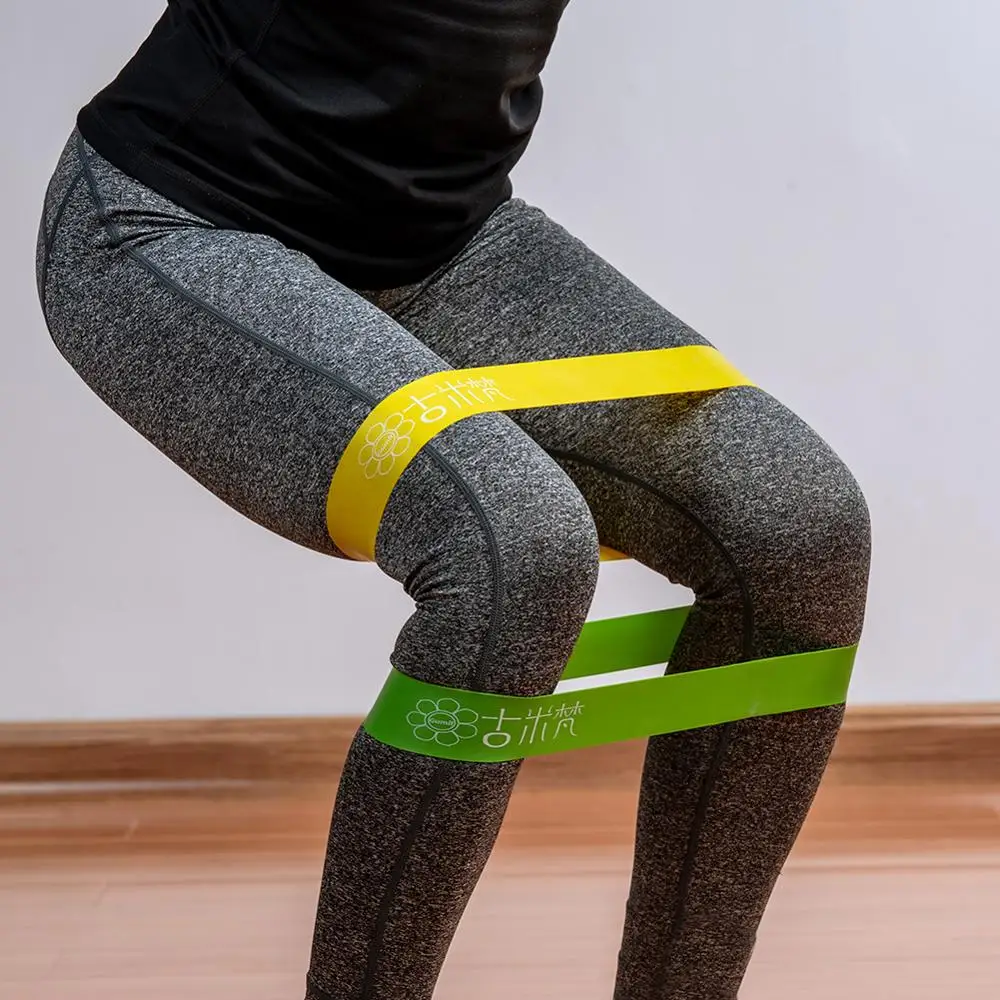 Резистивные резинки для фитнеса резиновая петля йоги тренажерного зала Тяговая