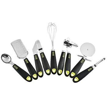 

Kitchen Utensils Set,7 Pcs Kitchen Tools and Gadgets Essentials Cooking Utensil Set Stainless Steel with Soft Contact