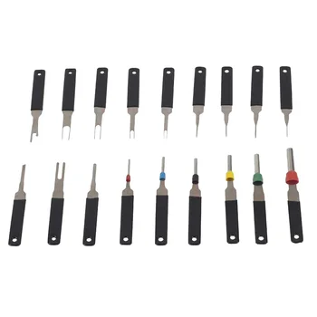 

18pcs Needle Remover Wire Terminal Removal Tool Electrical Wiring Crimp Connector Pin Hand Held Disassembly Tools