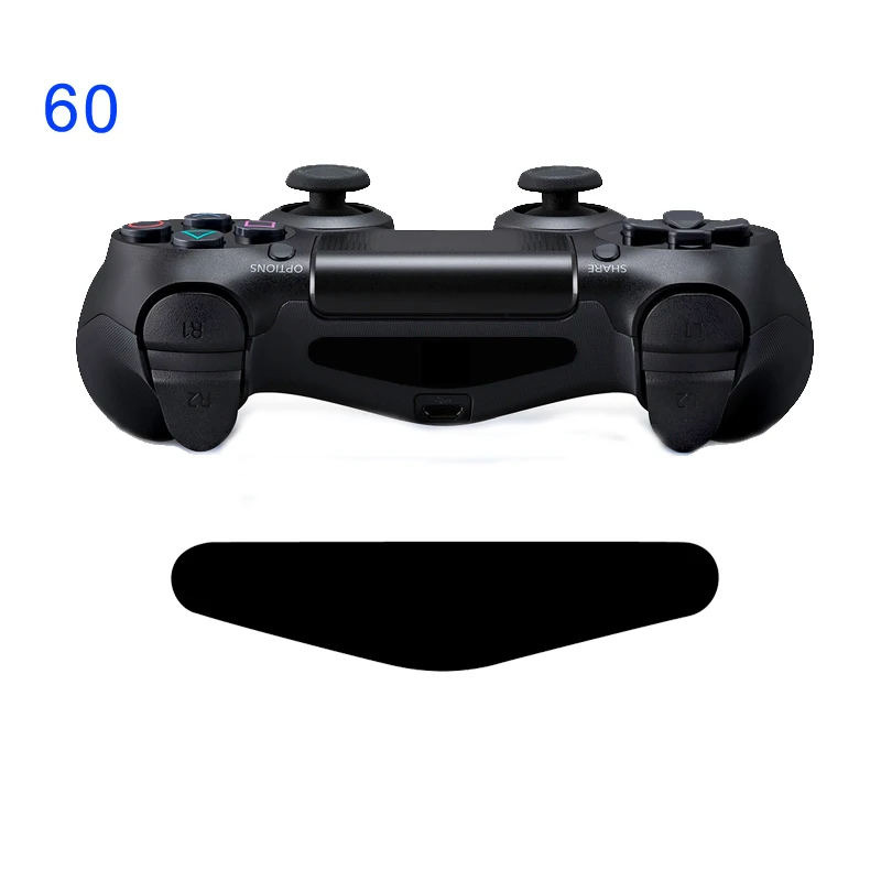 2 шт игровой контроллер светильник Панель световая панель Наклейка для PS4 Playstation 4 идеальный - Цвет: NO 60