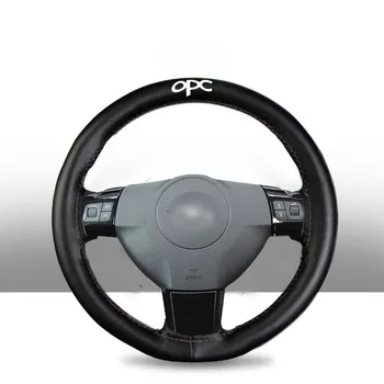 

Black Genuine Leather Hand Sew Car Steering Wheel Cover for Opel Astra (H) 2004-2009 Zafira Signum Vectra
