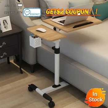 

Delivery normal Foldable Computer Table Adjustable Portable Laptop Desk Rotate Laptop Bed Table Can be Lifted Standing Desk