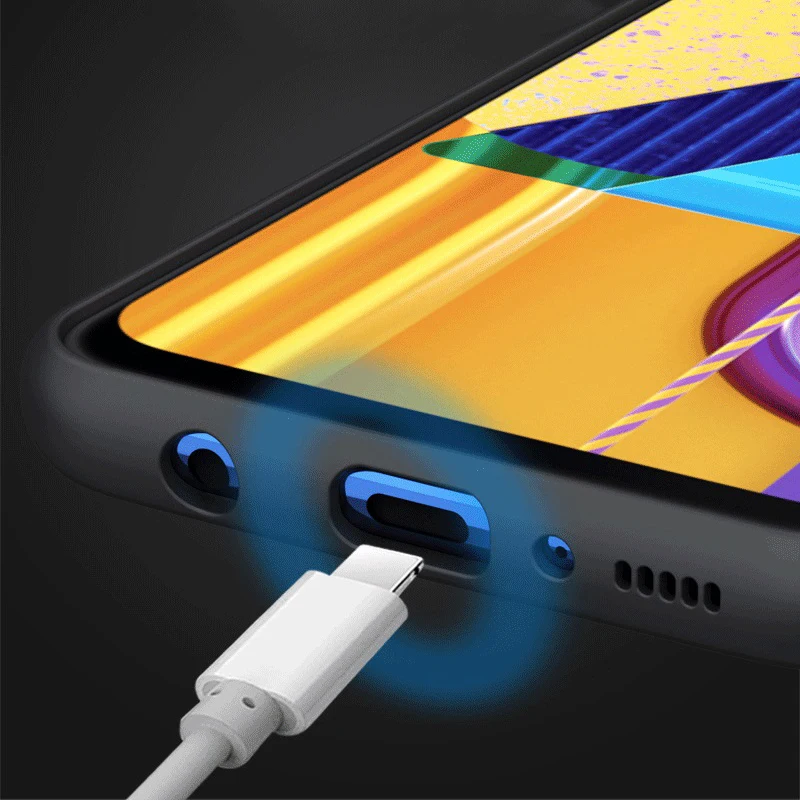 Для samsung Galaxy M30S M10 M20 M30 A10 A20 A30 A40 A50 A60 A70 A80 A10E A20E чехол ТПУ Тканевая обложка на заднюю