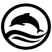 Dolphin наклейки на выключатель поколения резные модные и индивидуальные наклейки на выключатель спальня гостиная диван библиотеки Настраиваемые