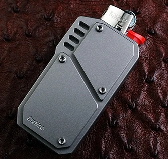 

TYSQ 75G Sandblasting LTR2 pure titanium TC4 armor lighter shell 55*30*21MM