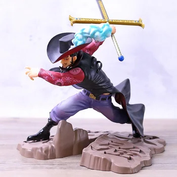 

One Piece Dracule Mihawk Figure PVC Anime Collection Peripherals Doll Model Toy Swordsmen Mihawk For children gifts