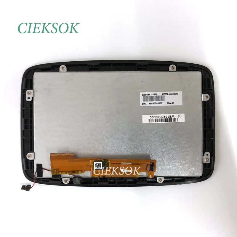 ЖК-экран с сенсорным дигитайзером и рамкой для TOMTOM GO 5200 lcd ZJ050NA-05M измеритель скорости велосипеда gps Ремонт экрана - Цвет: Style 1