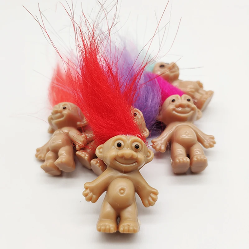 10pcs/Lot  New Action Figure Vintage Troll Dolls Plush Toy for Kids 2021 Gift 
