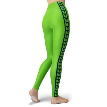 Hiking Skinny Sport Women Leggings Push Up Femme Fitness Striped Printed Legging High Waist Black Leggins Bottom Fitness Gym Wear Leggings Leggings Print Leggings Running & Yoga Sports & Entertainment Sports and Outdoor Stretch Pants Women Women Sportswear Workout Leggings Yoga Pants Color: bright green Size: XXL