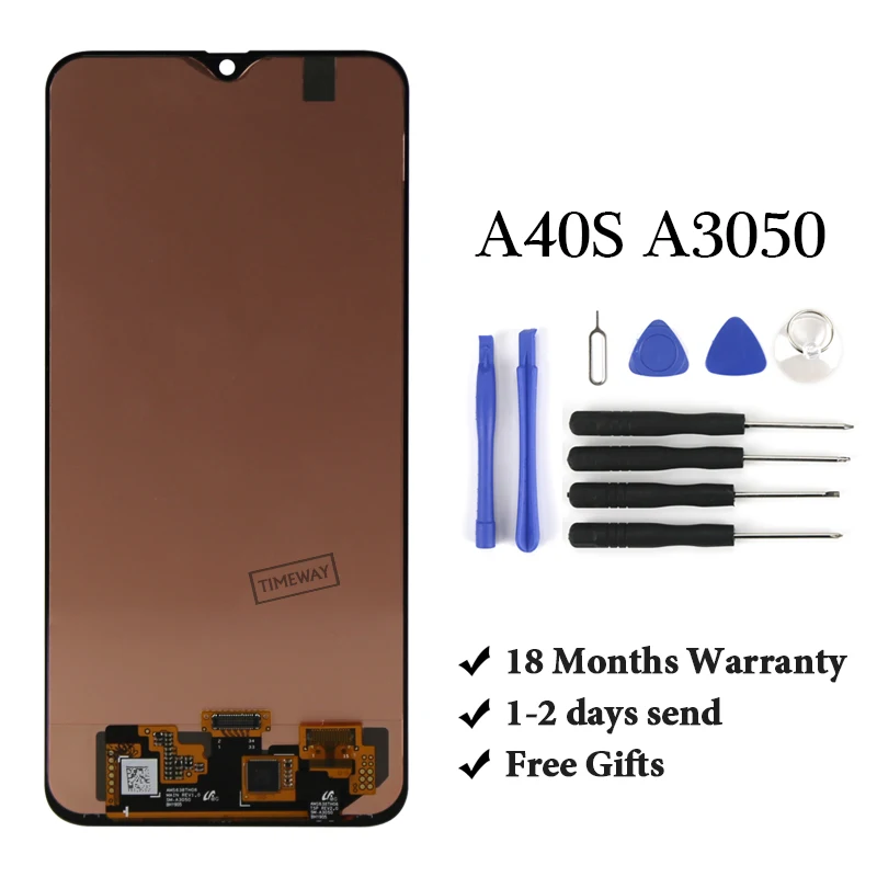 

For A40 LCD 2019 A405 LCD display touch Screen Digitizer Assembly with frame replacement repair parts