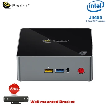 

Beelink J34 Win10 Mini PC intel Pentium J3455 SSD 128GB Dual Screen Display Support HDD Gigabit LAN Mini Tv Box Media player