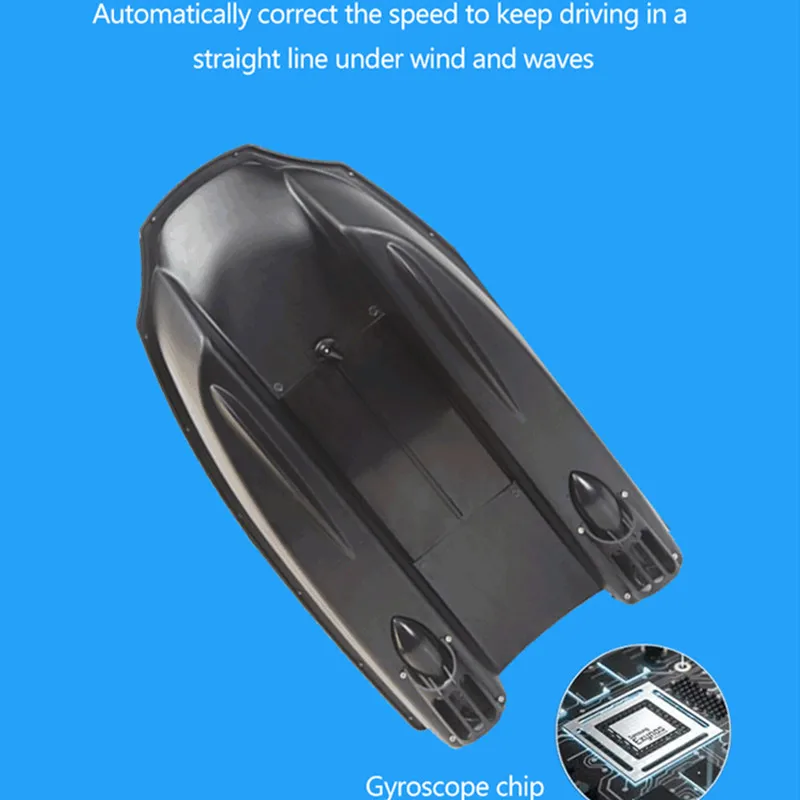 60CM Large Size GPS Fishing Bait Boat 500M 3KG Load 40pcs GPS Point Auto Cruise GPS Navigation Nest With Fish Finder Dual Batter 5