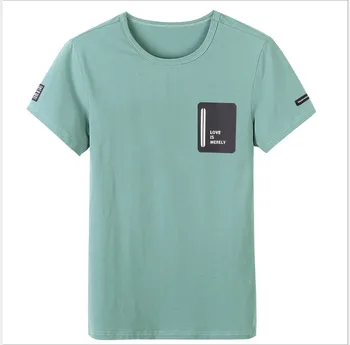 

Summer new women's street letter characters print loose short-sleeved T-shirt 8927