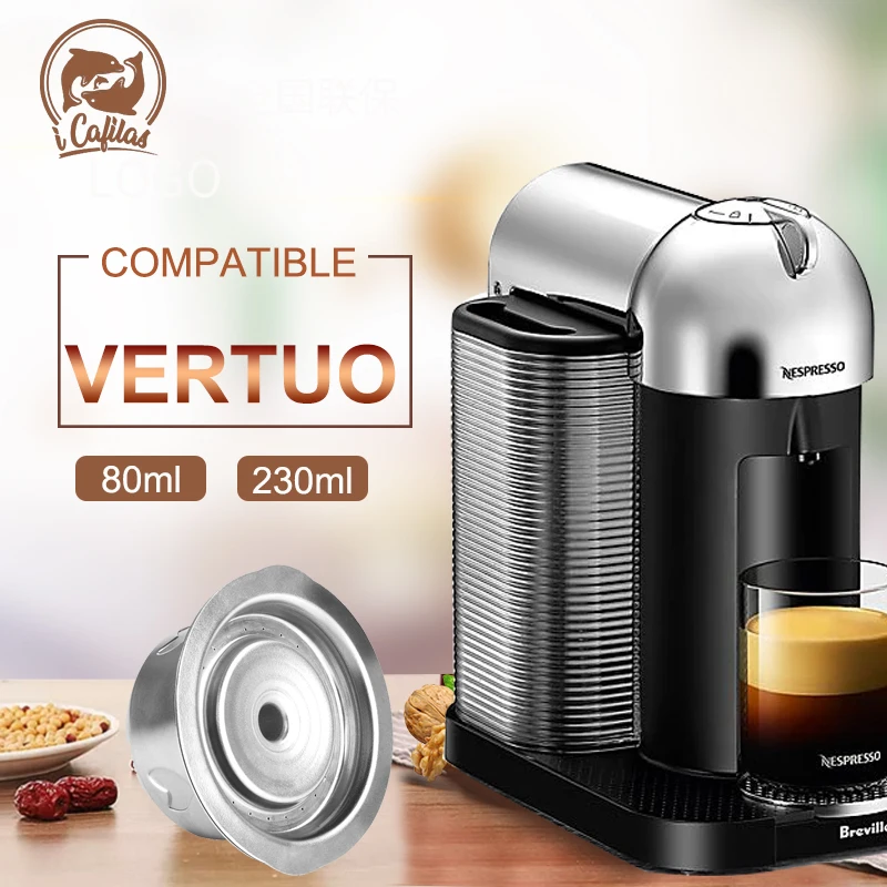 Kapsul Kopi Vertuo Baja Tahan Karat 