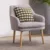 Solid Wood Cloth Single Sofa Chair Nordic Armchair Balcony Leisure Chair for Living Room Bedroom Lazy Modern Minimalist Creative 9