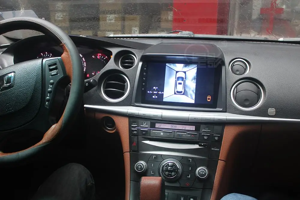 Android 8,1 9,66 дюймов ips экран автомобильный gps Navi мультимедийный видео плеер Автомобильный DVD аудио радио Голосовое управление для Luxgen 7SUV U7
