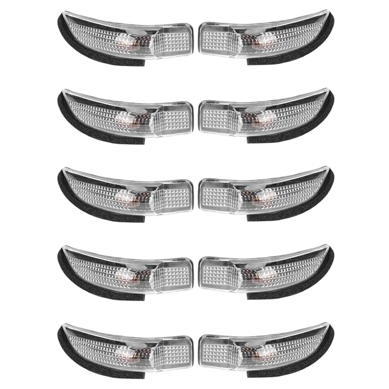 10pcs Side Mirror Indicator Turn Signal Light Lamp Fit For Toyota Camry