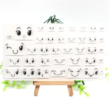 

KLJUYP Face Clear Stamps Scrapbook Paper Craft Clear stamp scrapbooking