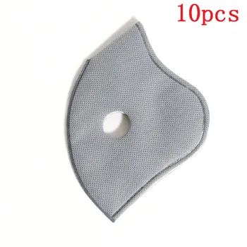 

10pcs/lot Cycling Face Masks Filter MTB Road Cycling Equip Anti-Dust PM2.5 Replacement With Active Carbon Filter Protect
