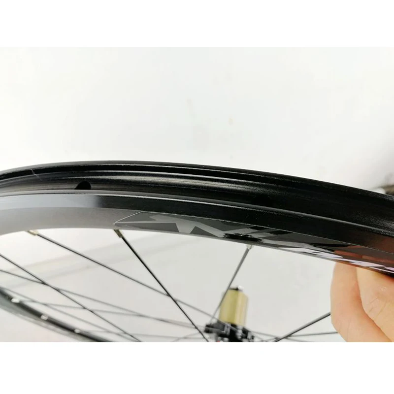 Pasak Wheelset 700c Clincher Road Wheel Disc Brake Thru Axle F12 F15X100 R12X142 V Brake 24 Holes 40mm Bicycle Wheels 700cx28c