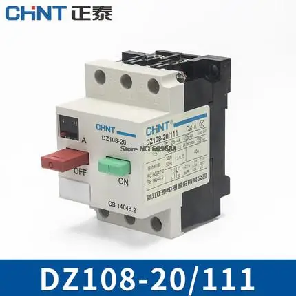 Chnt-capa de Proteção do Motor Proteção do Motor Disjuntor Moldado Sobrecarga do Interruptor de ar Dz108 20 211 Dz108 20 111