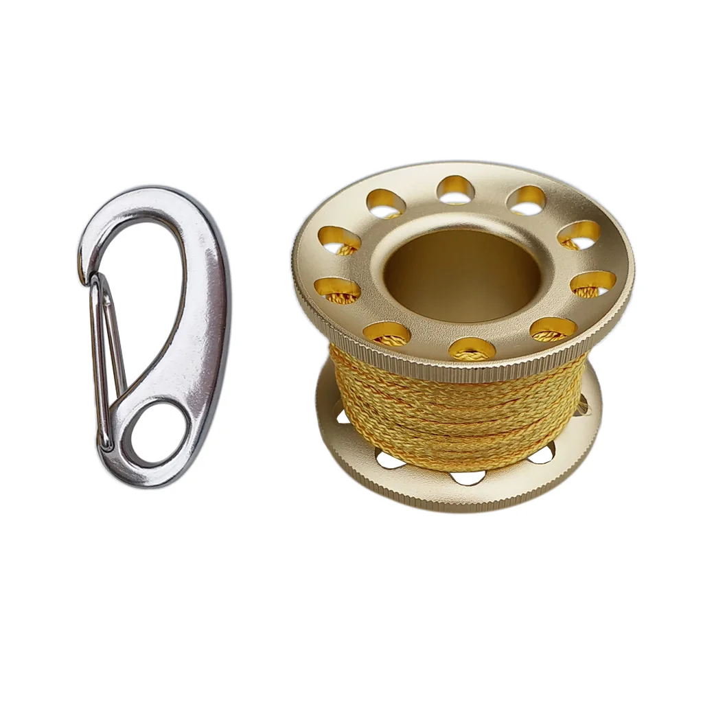 Ultralight Diving Finger Reel Snorkeling Spool, Antirust Dive Finger Reel, Suitable for Cave or Wrech Diving, Reliable
