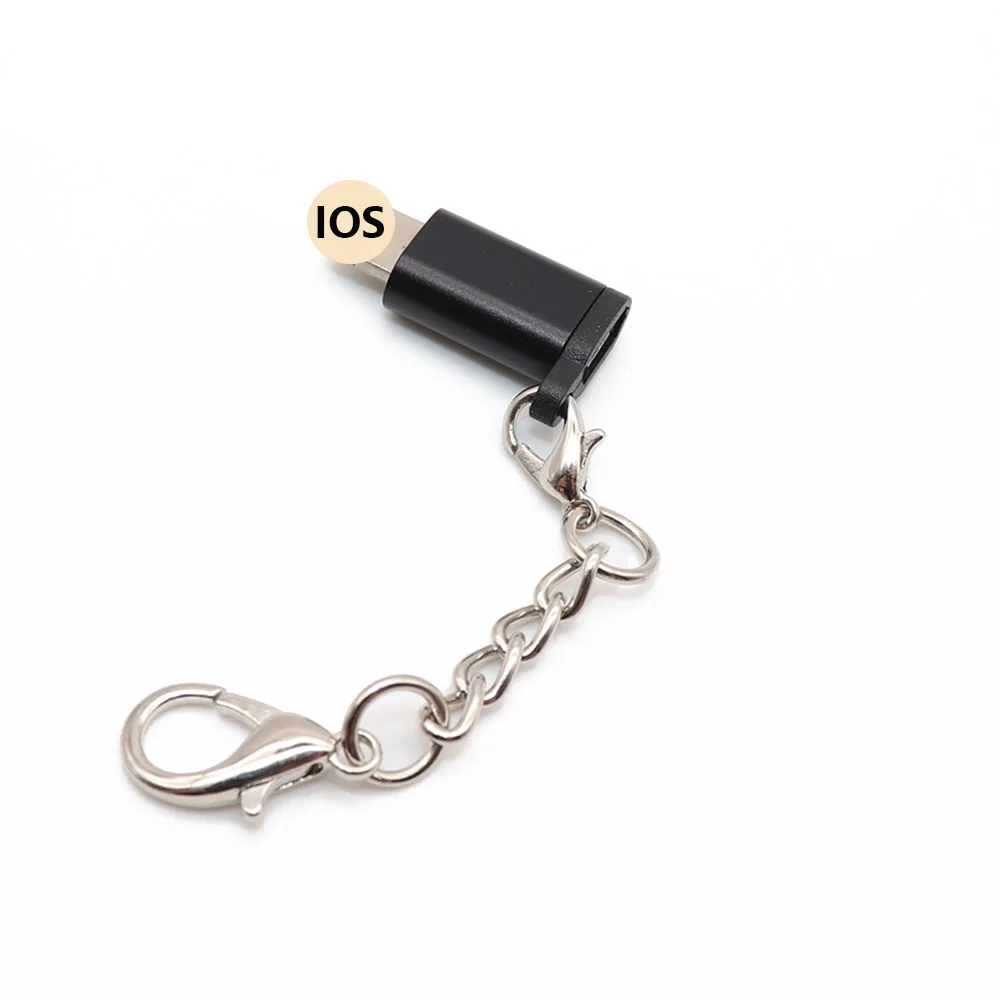 C Micro USB для IOS OTG адаптер для iphone X 6S 7 8 Plus синхронизация данных Зарядка конвертер брелок для ipad миниадаптеры - Цвет: C