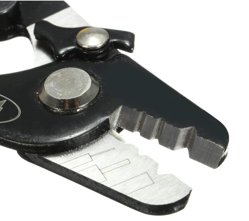 Fiber Stripping Pliers Three-Holes High Precision Divest Fibre Core Jacket Eye Pliers Tools