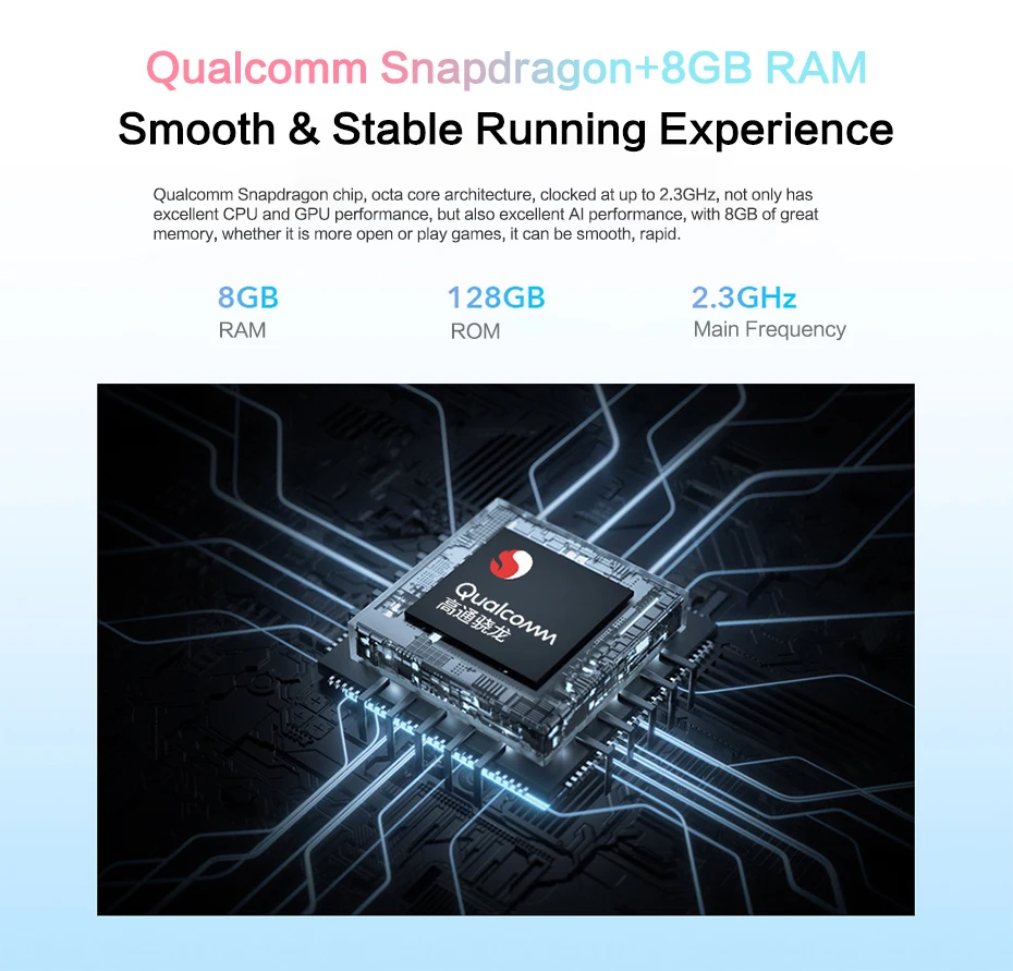 Vivo S5 ram 8G Rom128G Celular Snapdragon 712 Android 9,0 6,44 ''4100 mAh Большая батарея 22,5 W вспышка зарядка 48MP 4 камера смартфон