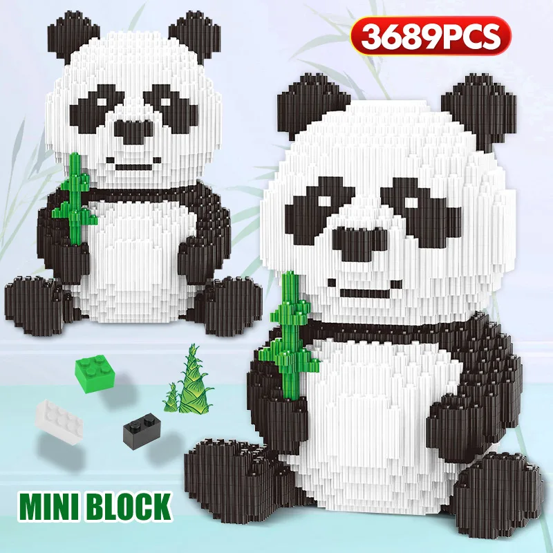 

LOZ Mini Blocks Creator DIY Assemable China Precious Panda Building Blocks Educational Animal Model 3689pcs Bricks Toys for Kids