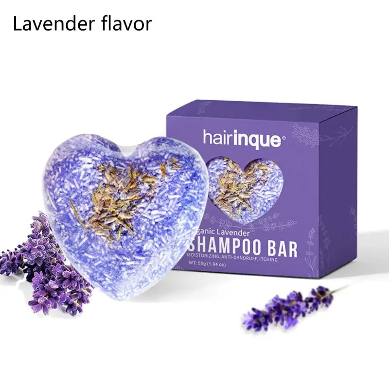 

Handmade Handmade Shampoo Soap Bar Heart Shape Natural Ingredients Silicone Free Repair Damage Prevent Loss Nourishing Smooth