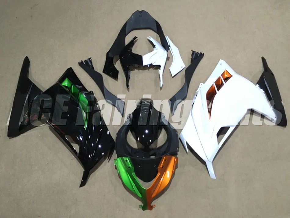 Топ ABS обтекатель комплект подходит для Kawasaki Ninja300 EX300 300R 2013 13 14 15 16 Обтекатели набор на заказ холодный стиль