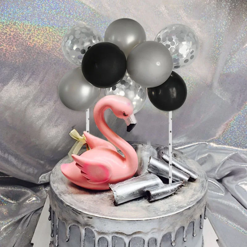 10 шт. 5 дюймов воздушный шар торт Топпер набор для детей день рождения украшения