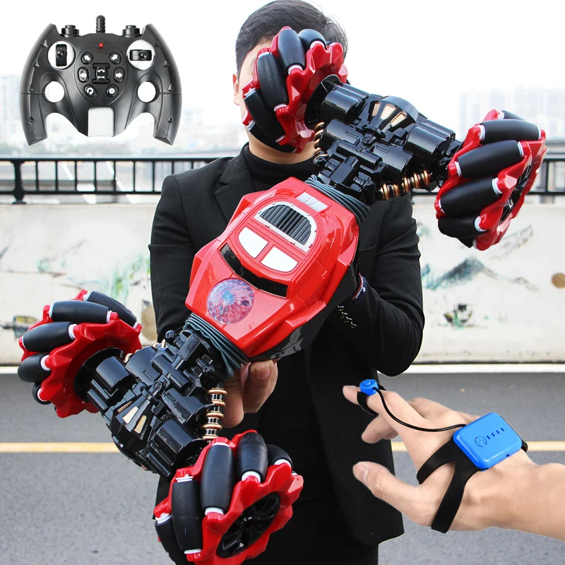 Remote control car 4WD gesture induction radio remote control stunt car twisting off road vehicle light music drift toy high spe|RC Cars| - AliExpress