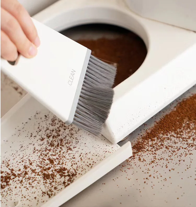  1pc coffee powder espresso machine maker work desk Bar counter cleaner tools set with replaceable b