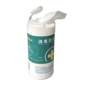 

100PCS Alcohol Wet Wipes Disposable Disinfection Car Home Cleaning Wet Wipes Hand Portable Wipe Antiseptic Skin Cleaning Wipes