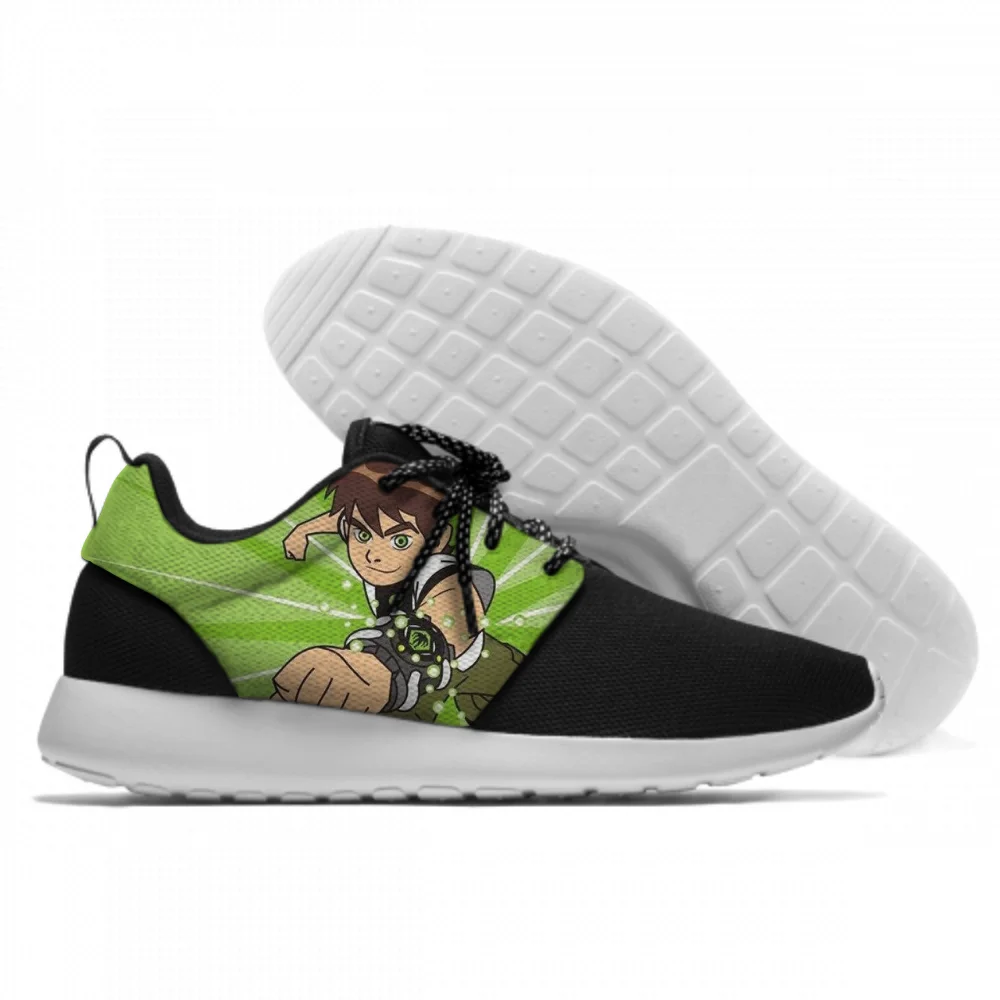 Новинка года; удобная прогулочная обувь Omnitrix Ben 10 для мужчин и женщин; летние дышащие повседневные кроссовки с рисунком из аниме