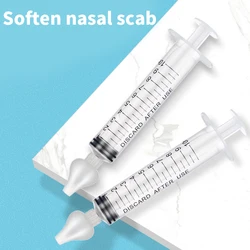 2 Pcs Baby Nose Clean Needle Tube Infant Baby Care Nasal Aspirator Cleaner 10ML Baby Rhinitis Nasal Washer
