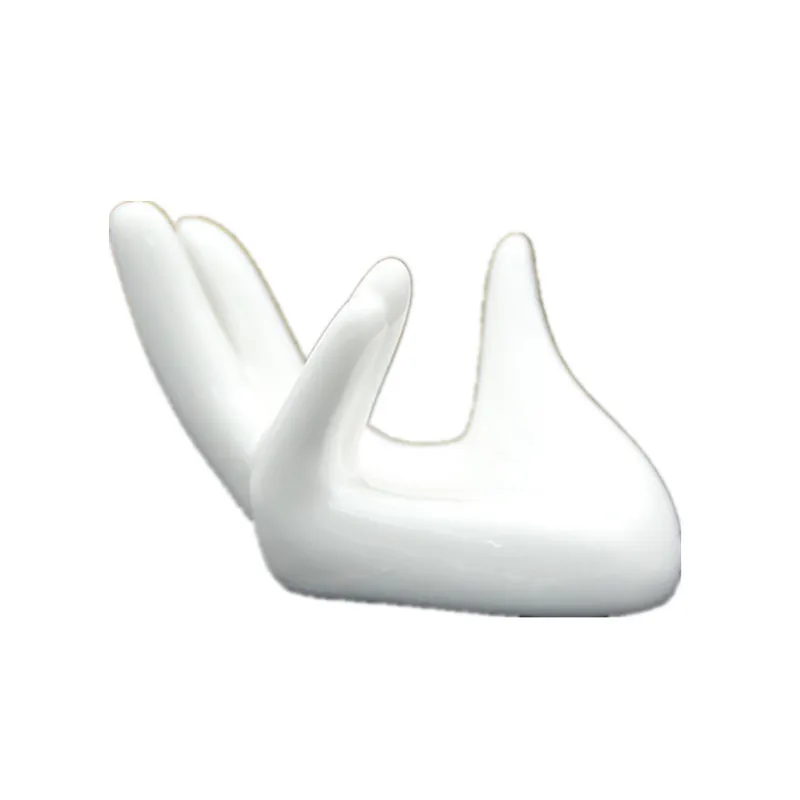 Egg Boiler Mold Cup Egg Cup Holder 1 Pc Hand Shape Ceramic Soft or Hard Boiled Egg Cup Holder for Breakfast Brunch Container Tools