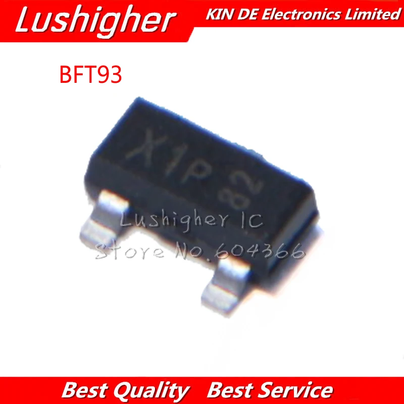 10pcs Bft93 Sot23 Pnp 12v 5ghz X1p Sot-23 Rf Bipolar Small Signal ...