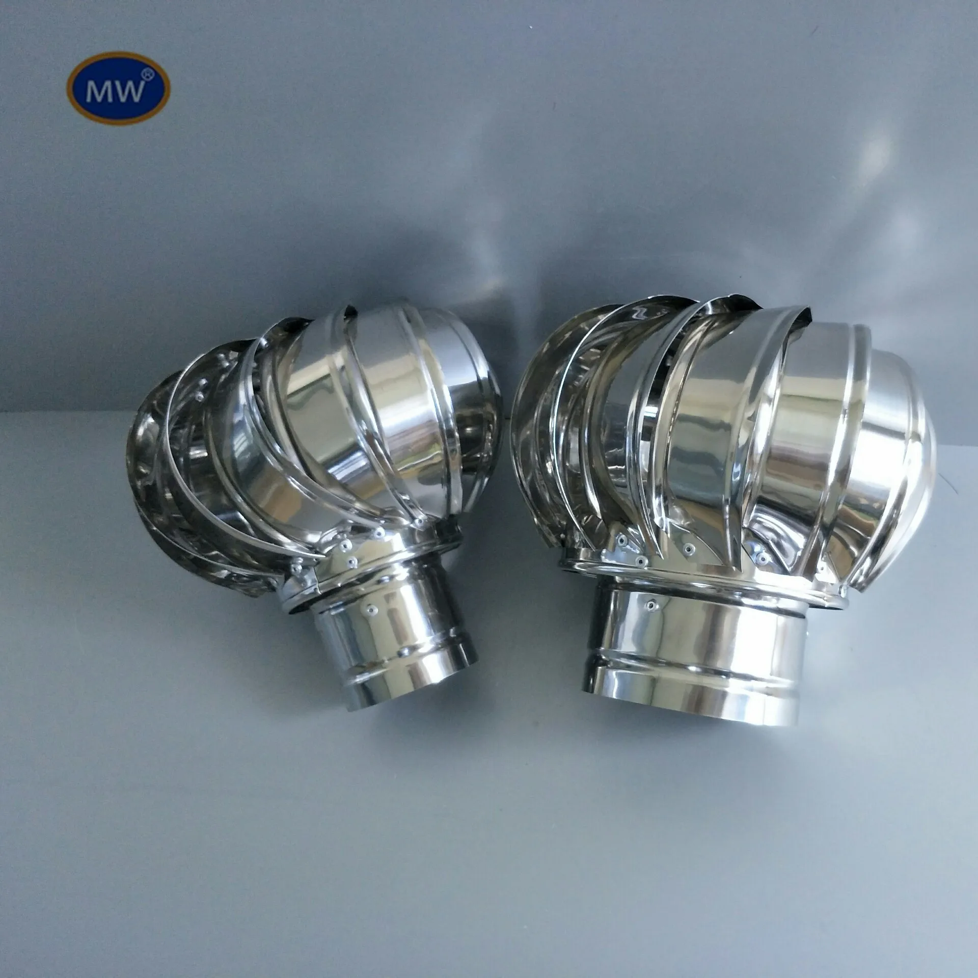 Rotating Wind Spinning Cap Vent Top Cover CHIMNEY SPINNER COWL Stainless Steel